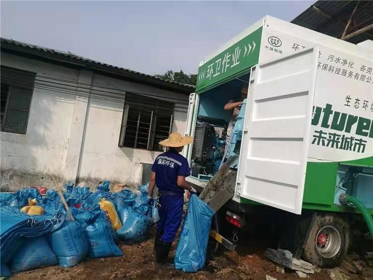 阜阳工业污泥压干处理